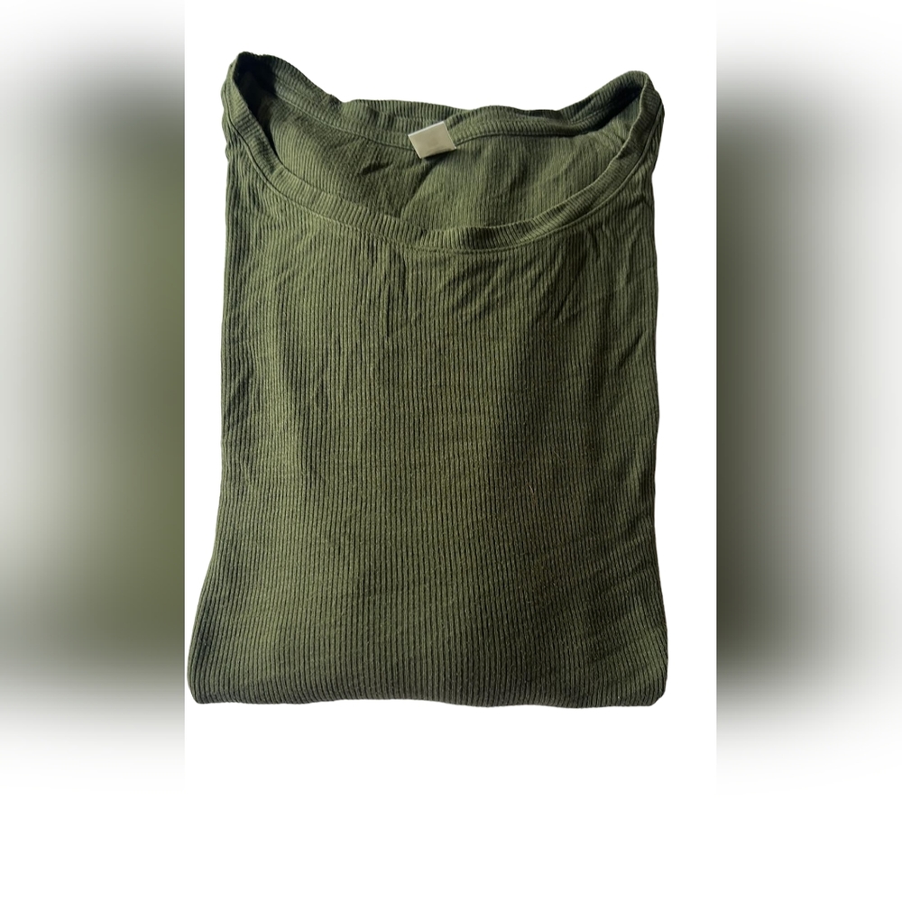 Old Navy Green Ribbed Women's Top